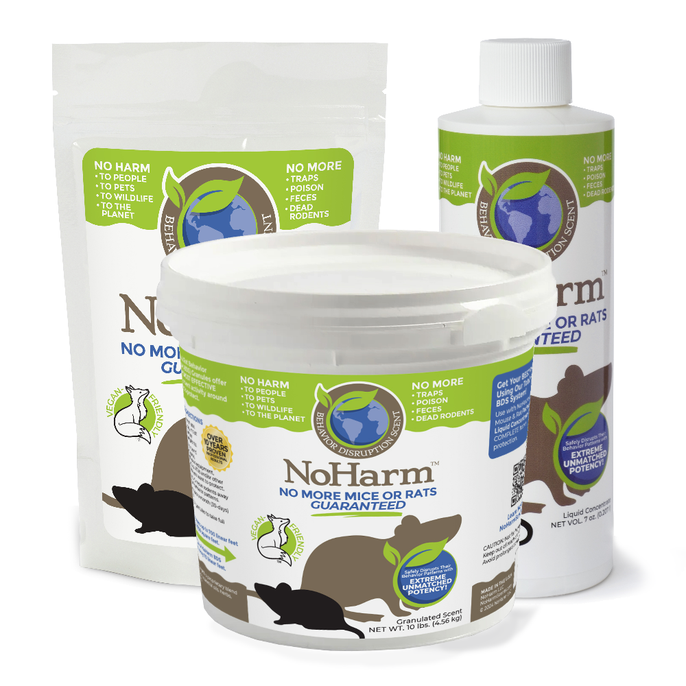 No Harm Scents kit featuring a selection of scent products arranged neatly in branded packaging