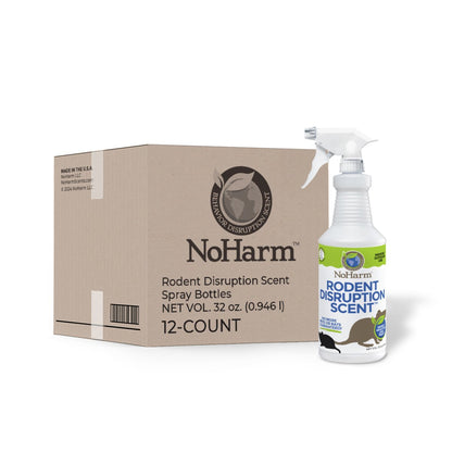 32oz. Rodent Disruption Scent Spray - 12/case at $24/ea. - No Harm Scents
