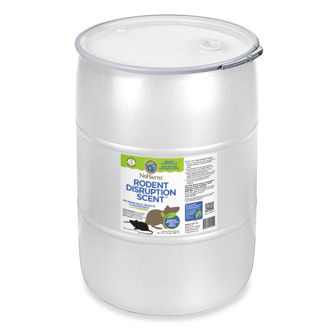 55 - Gallon Drum Rodent Disruption Scent - No Harm Scents