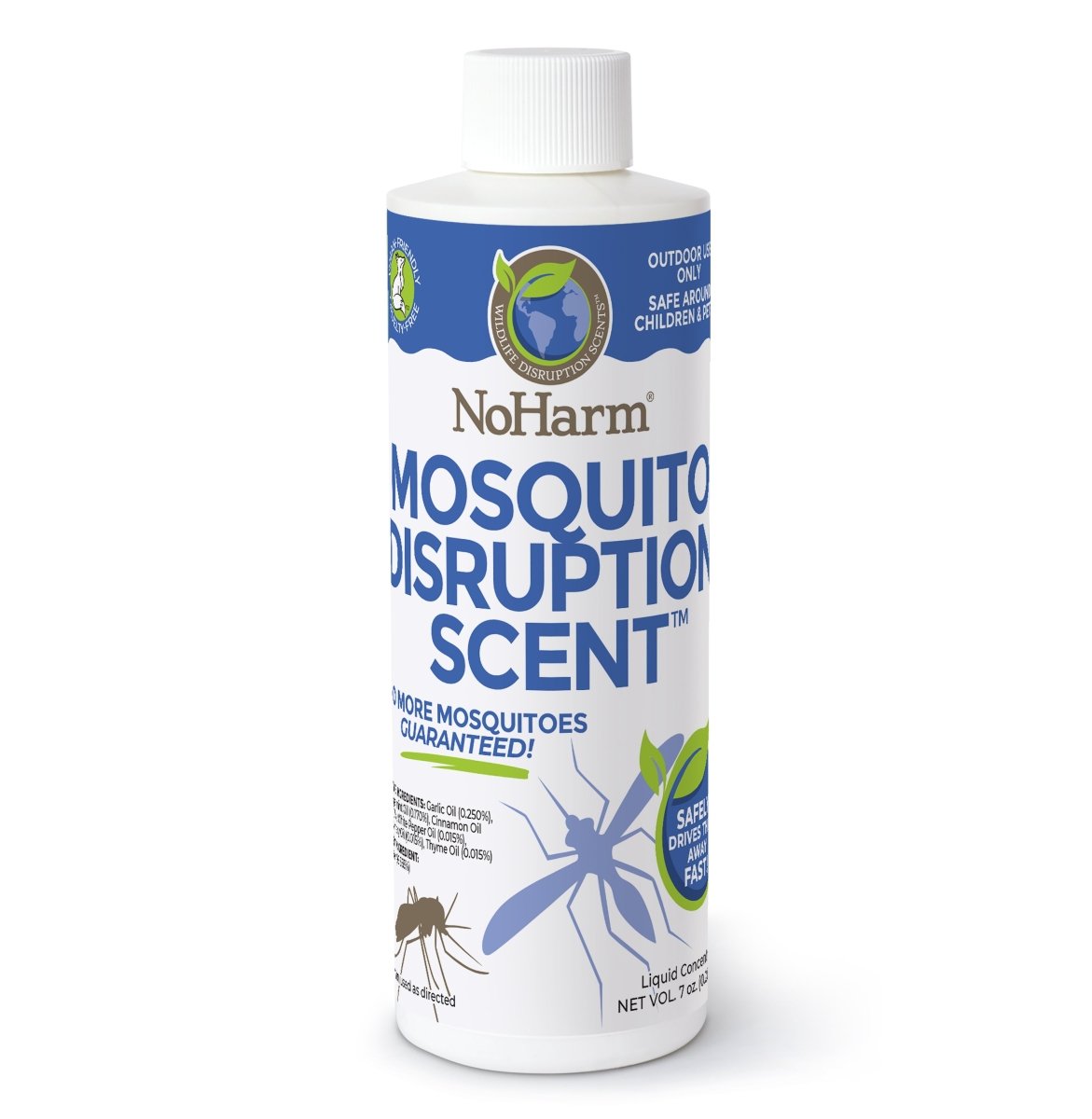 NoHarm Mosquito Behavior Disruption Scent - 7 oz. Liquid Concentrate - No Harm Scents