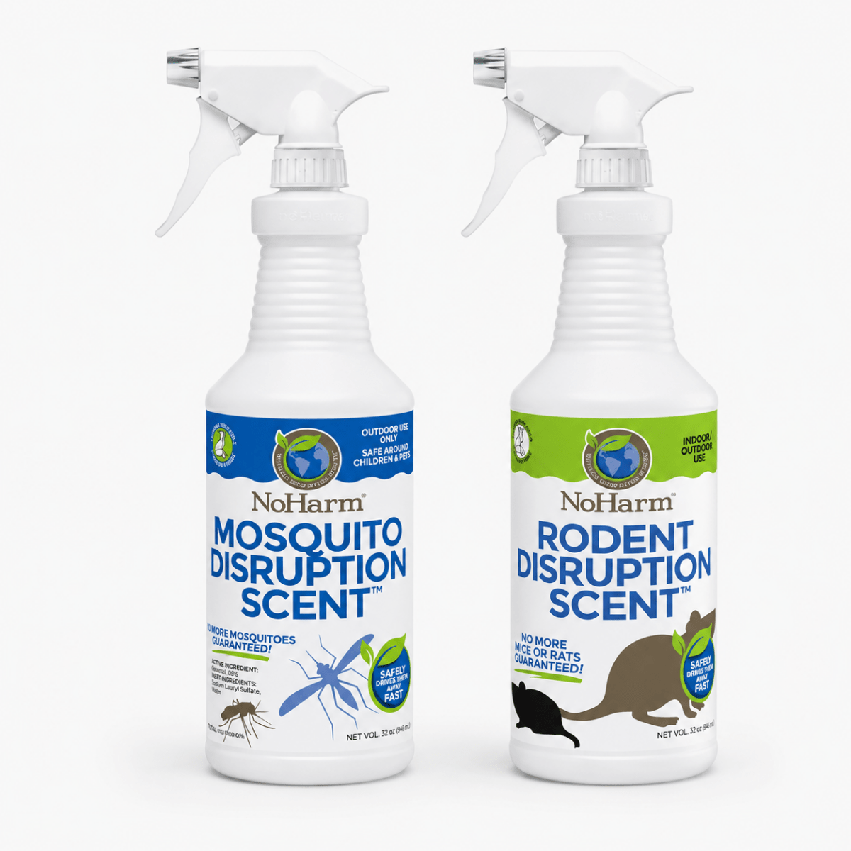 NoHarm Rodent + Mosquito Disruption Scent Combo - No Harm Scents